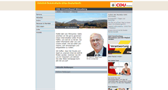 Desktop Screenshot of cdu-kuessaberg.de